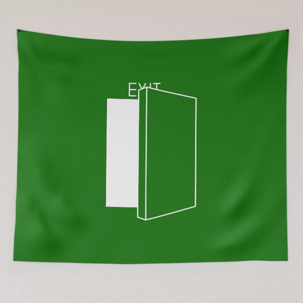 Item preview, watch for exit designed and sold by close-up.biz.