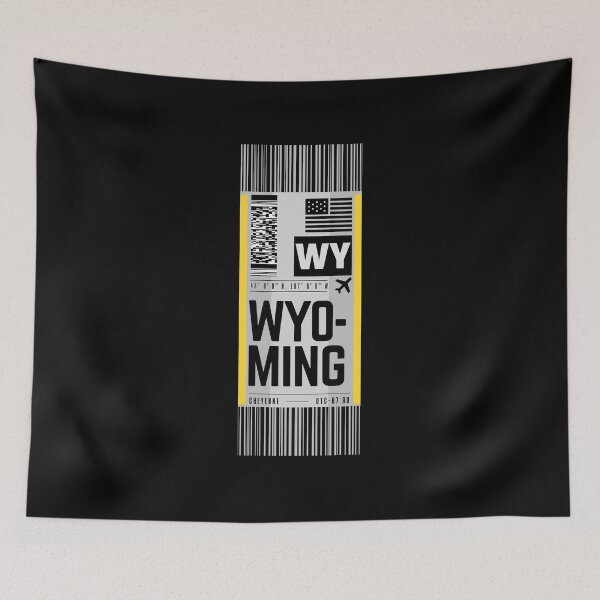 Item preview, WYOMING WY - Traveler Tag US Home State of Wyoming designed and sold by LeddsoDello.