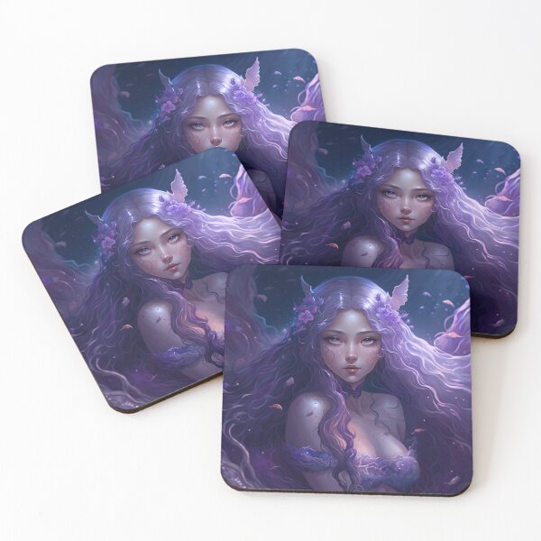 Item preview, Purple Pale Mermaid designed and sold by Solace Sparkles.
