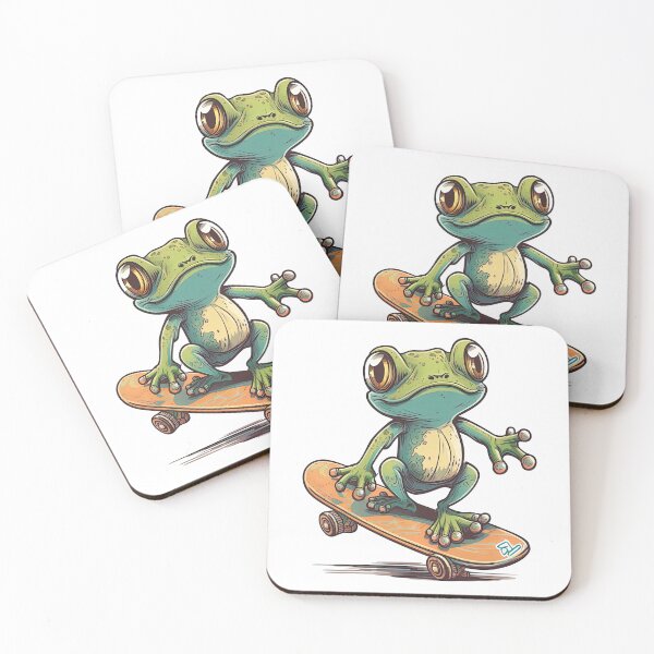 Item preview, Frog On A Skateboard, Skate, Skateboard designed and sold by Skateboard-Art.