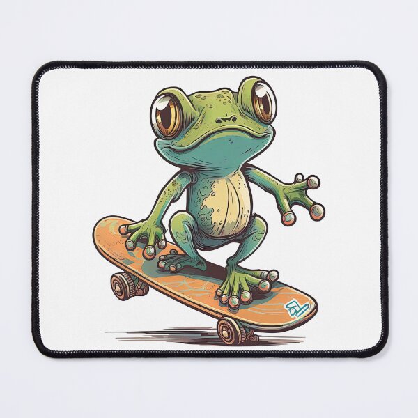 Item preview, Frog On A Skateboard, Skate, Skateboard designed and sold by Skateboard-Art.