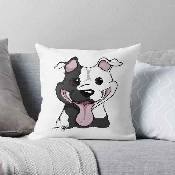 Staffordshire Bull Terrier Throw Pillow