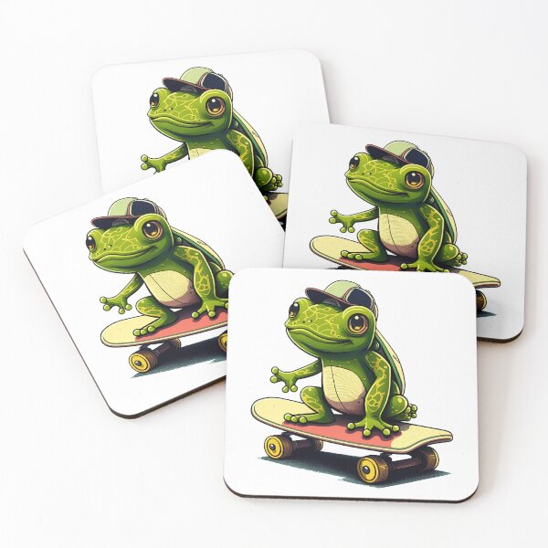 Item preview, Frog On A Skateboard, Skate, Skateboard designed and sold by Skateboard-Art.