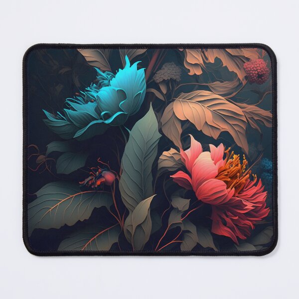 Item preview, Muted and Bold Floral Arrangement designed and sold by MadeByAIStudio.