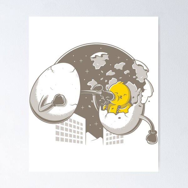 Item preview, Funny Eggs battle Chicken for chicken lover designed and sold by Elise-Chapman.