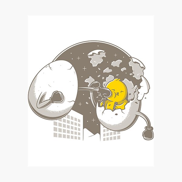 Item preview, Funny Eggs battle Chicken for chicken lover designed and sold by Elise-Chapman.