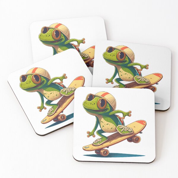 Item preview, Frog On A Skateboard, Skate, Skateboard designed and sold by Skateboard-Art.