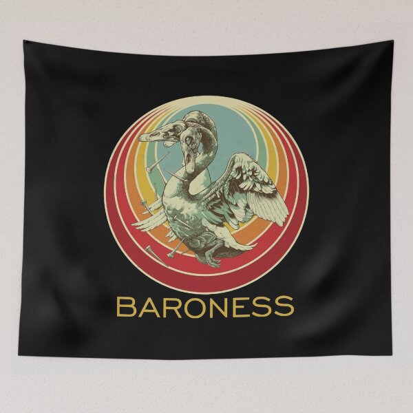 Item preview, Retro Blue Record Baroness Heavy Metal designed and sold by Lucklore.