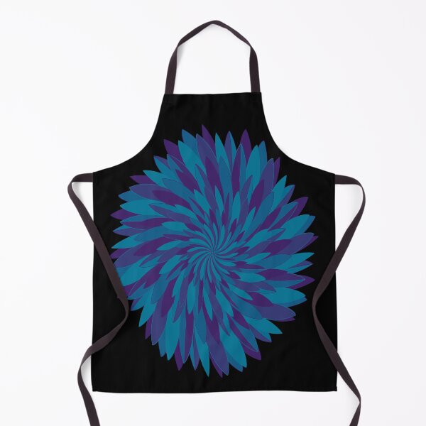 Item preview, Abstract Chrysanthemum Flower #3 -  blue / purple designed and sold by DaveDanchuk.