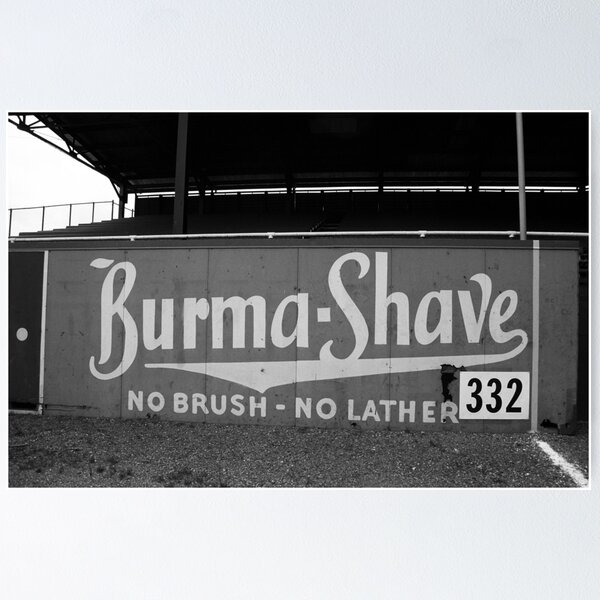 Item preview, Baseball Field - Burma Shave designed and sold by Frank Romeo.