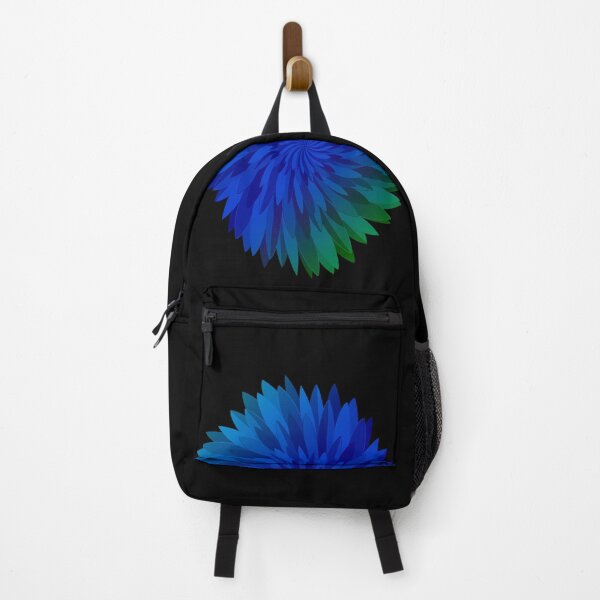 Item preview, Abstract Chrysanthemum Flower #6 - blue w/ green designed and sold by DaveDanchuk.