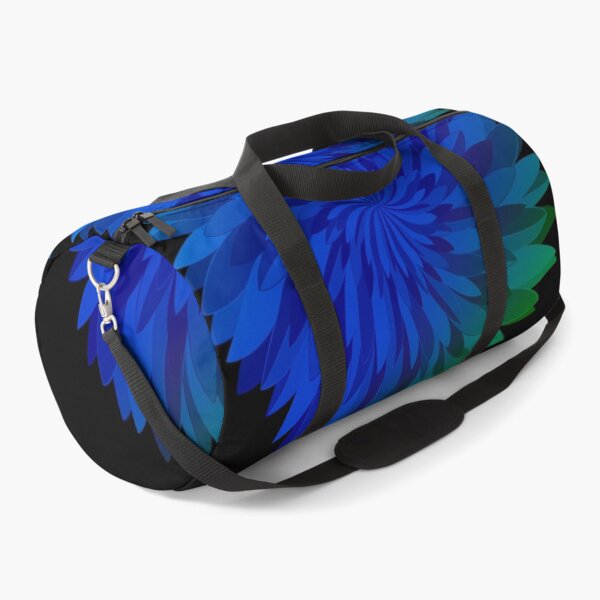 Item preview, Abstract Chrysanthemum Flower #6 - blue w/ green designed and sold by DaveDanchuk.
