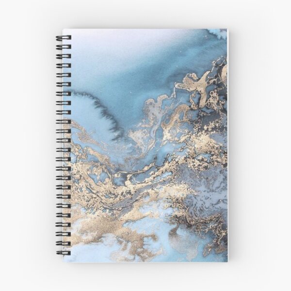 Aperçu de l'œuvre Marbre bleu et or créée et vendue par Mia  Coffman.