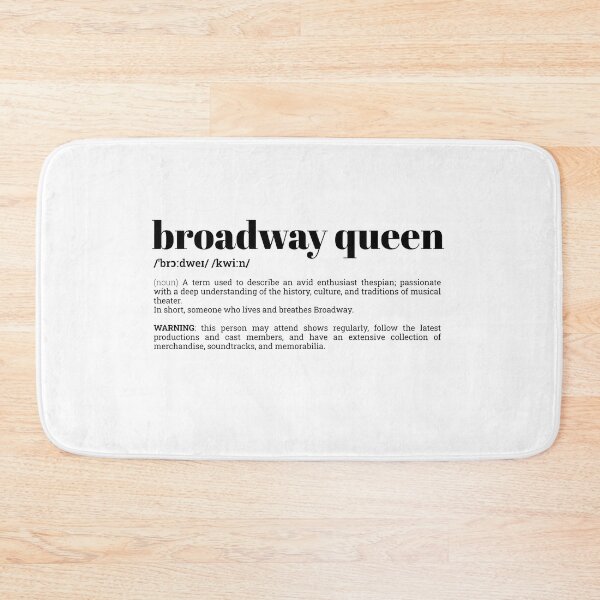 Artikelvorschau, Definition: Broadway-Queen entworfen und verkauft von broadways.