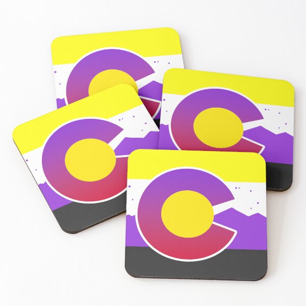 Item preview, Colorado Nonbinary Pride Flag Denver Parade PrideFest designed and sold by flannmoriath.