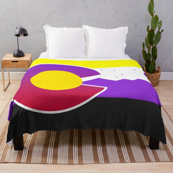 Item preview, Colorado Nonbinary Pride Flag Denver Parade PrideFest designed and sold by flannmoriath.
