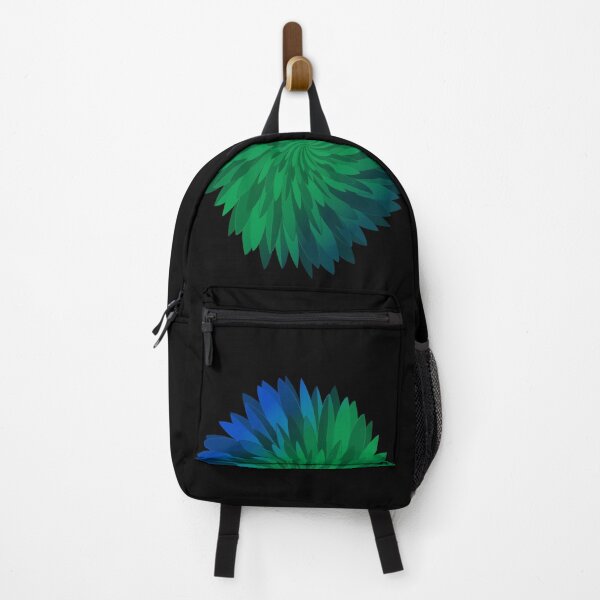Item preview, Abstract Chrysanthemum Flower #7 - green w/ blue designed and sold by DaveDanchuk.