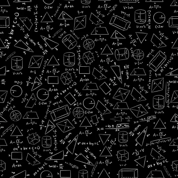 Artwork thumbnail, Math formulae Pattern by Rechtop