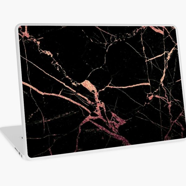 black marble Laptop Skin
