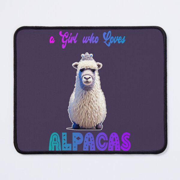 Item preview, A Girl Who Loves Alpacas - Wooly designed and sold by BrightC.
