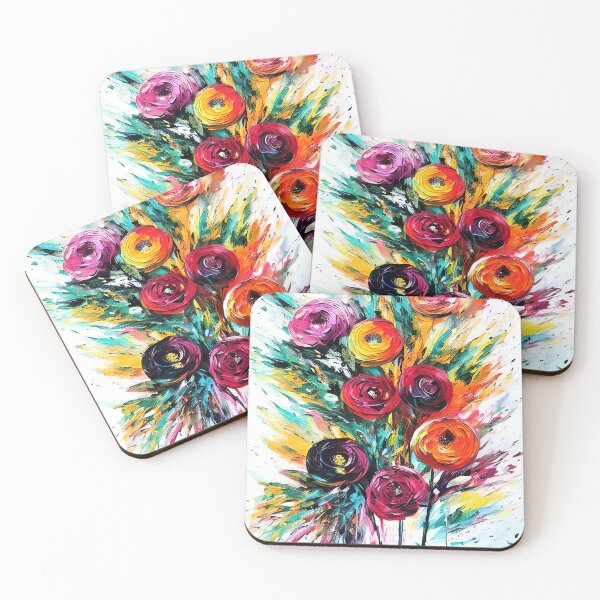 Item preview, Colorful Ranunculus Splash Painting designed and sold by jillcrawford.