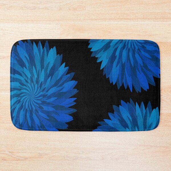 Item preview, Abstract Chrysanthemum Flower #8 - Blue  designed and sold by DaveDanchuk.
