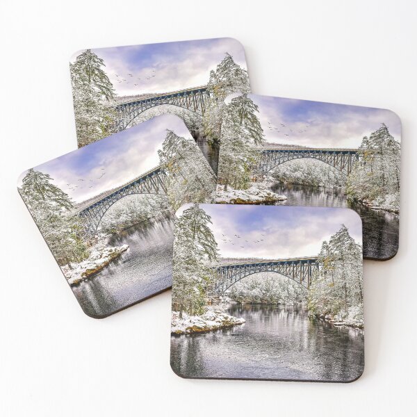 Item preview, The French King Bridge in Winter designed and sold by Mitchell Grosky.