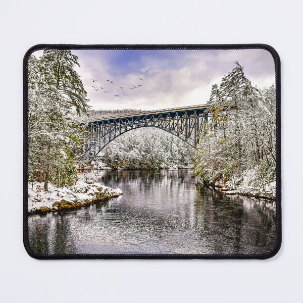 Item preview, The French King Bridge in Winter designed and sold by Mitchell Grosky.