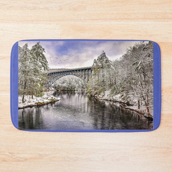 Item preview, The French King Bridge in Winter designed and sold by Mitchell Grosky.