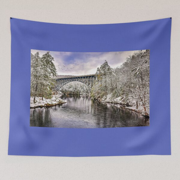 Item preview, The French King Bridge in Winter designed and sold by Mitchell Grosky.