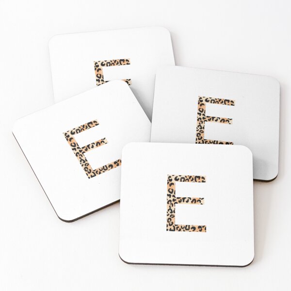 Item preview, E Letter Cheetah Monogram designed and sold by Daily Miracles.