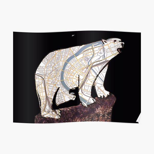 Basel Citymap Artwork | POLARBÄR Poster