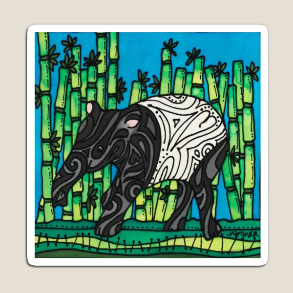 Suka - a tiny tapir Magnet