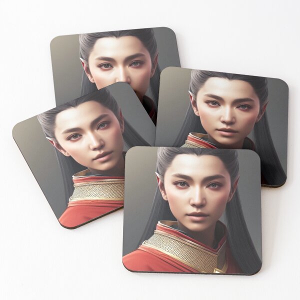 Item preview, Female Samurai - Realistic Portrait designed and sold by MtWoodsonSales.
