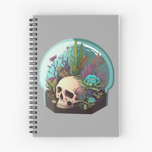 Item preview, Yet Another Skull Terrarium designed and sold by RobotPrintPress.