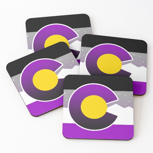 Item preview, Colorado Ace Asexual Pride Flag Denver Parade PrideFest designed and sold by flannmoriath.