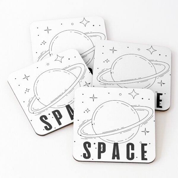Item preview, Black And White Space  designed and sold by WorldPrintTees.