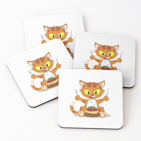 Item preview, Cat Eating Spaghetti , New Design designed and sold by Robo-toons.