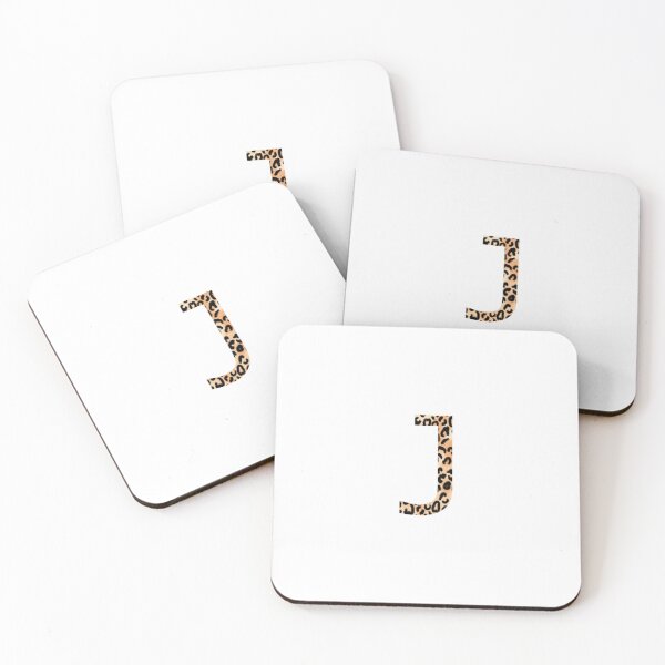 Item preview, J Letter Cheetah Monogram designed and sold by Daily Miracles.