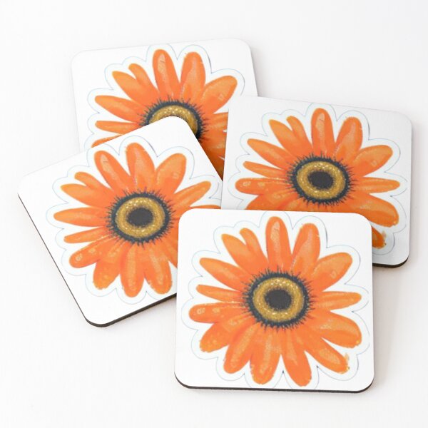 Item preview, Orange Daisy Bud 01 designed and sold by CheeseBlueprint.