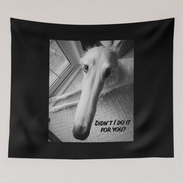 Item preview, Funny Borzoi Meme Design - Caption designed and sold by domvito.