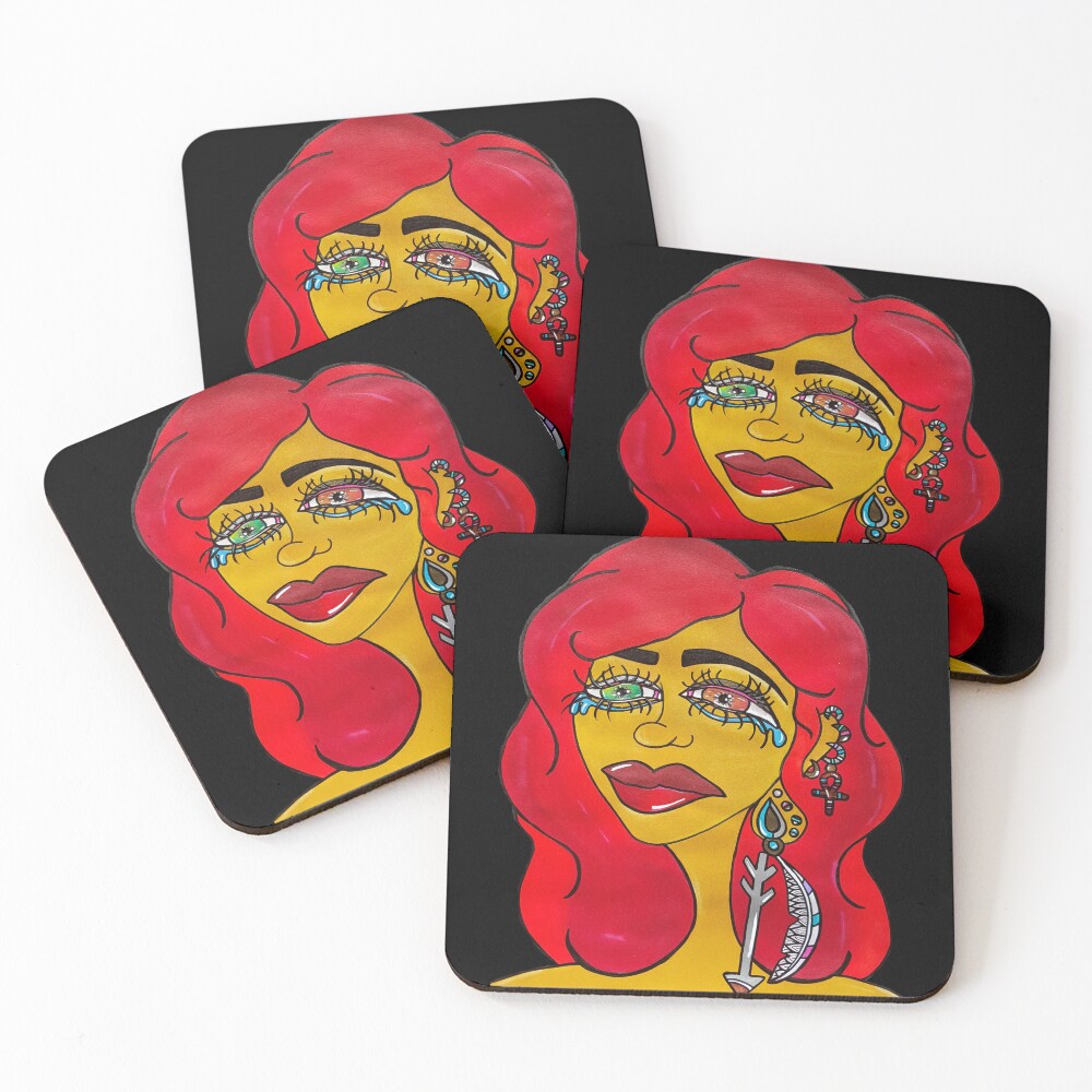 Item preview, Coasters (Set of 4) designed and sold by QueenCosmo.