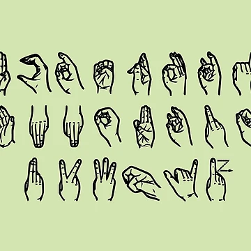 Artwork thumbnail, ASL  Alphabet by Slinky-Reebs