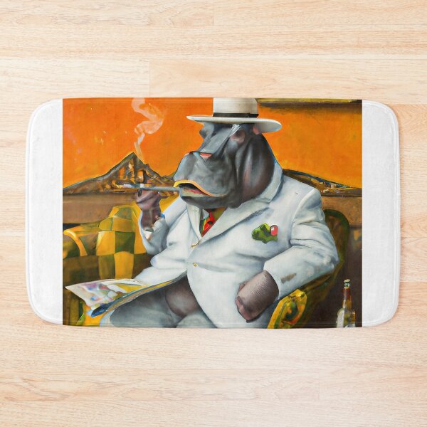 Item preview, Suave hippo designed and sold by Steeshirts.