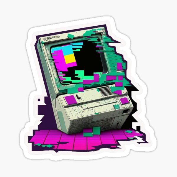 Item preview, Vaporwave Aesthetic Computer Error - Synthetic Cubism  designed and sold by Star_.
