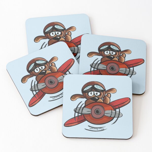 Item preview, red baron designed and sold by Whimsy Pose Illustrations.