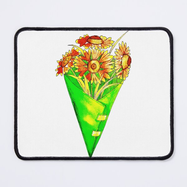 Item preview, Gaillardia Flower Bouquet designed and sold by Marian Hayes.