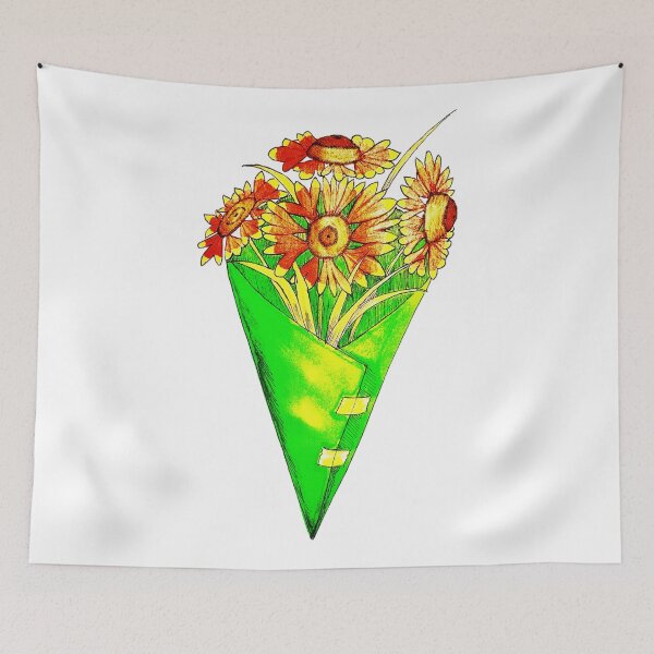 Item preview, Gaillardia Flower Bouquet designed and sold by Marian Hayes.