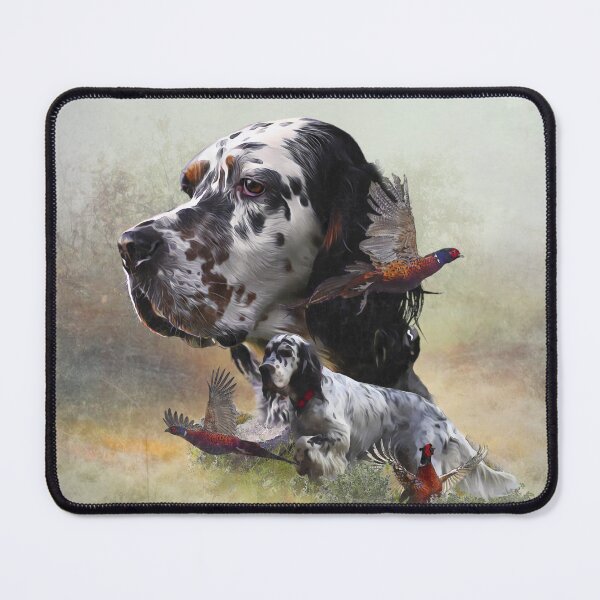 Item preview, English Setter , pheasant hunting season  designed and sold by TammyHunterArt.