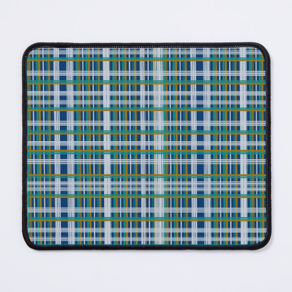 Item preview, Green white  Gold  and Blue Plaid Pattern Tartan Pattern Textile  Pattern Fabric Pattern  designed and sold by Apkdesigner.